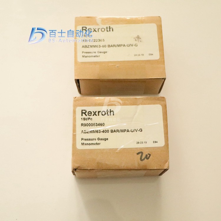 REXROTH充液压力表ABZMM63-400BARMPA-UV-G R900053460 