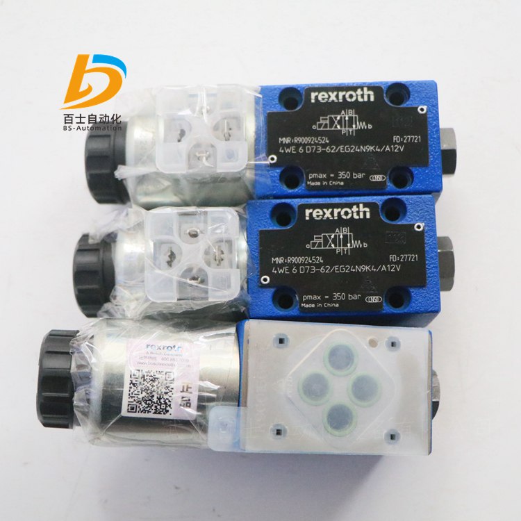 Rexroth液压方向短管阀R900924524 4WE6D73-62/EG24N9K4/A12V