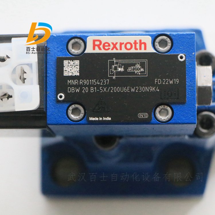 REXROTH电磁溢流阀R901154237 DBW20B1-5X/200U6EW230N9K4