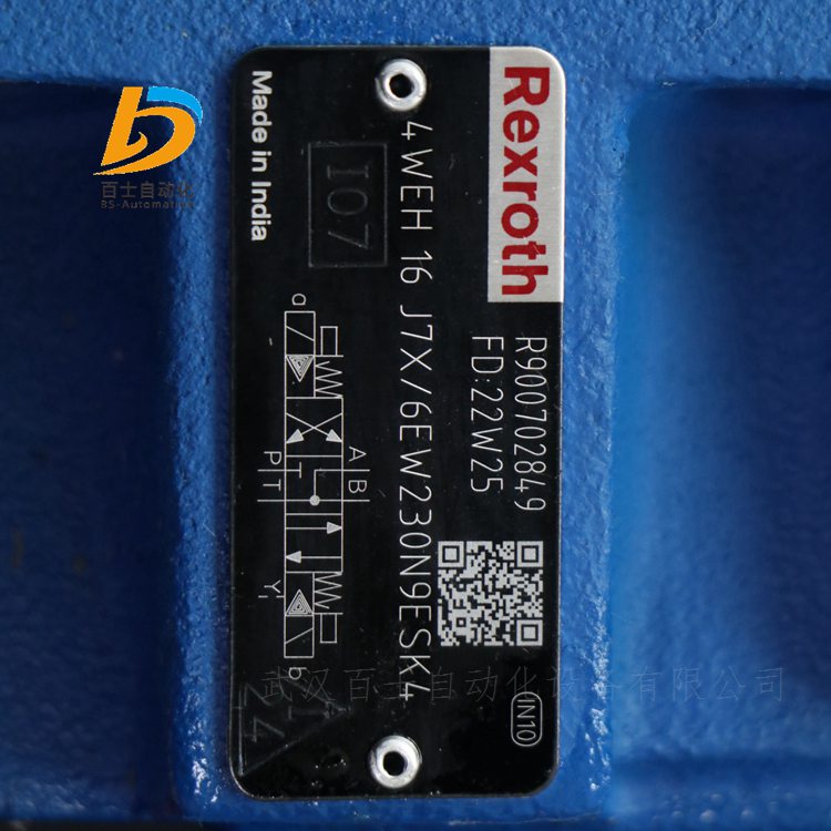 REXROTH电液换向阀R900702849 4WEH16J7X/6EW230N9ESK4