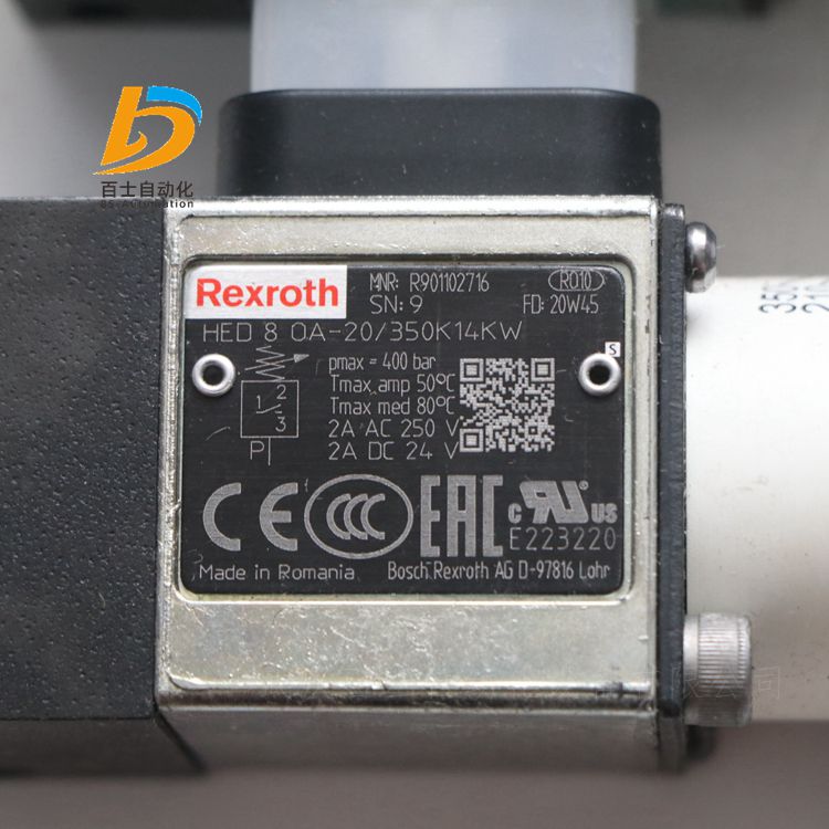 Rexroth压力继电器R901102716 HED8OA-20/350K14KW