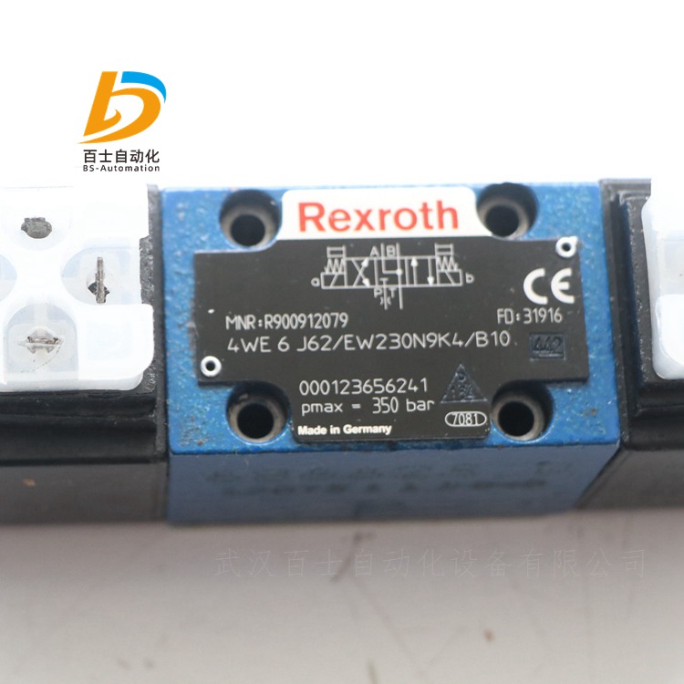 R900912079 4WE6J62/EW230N9K4/B10力士乐Rexroth电磁阀